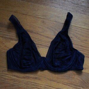 Huit 8 Mesh Semi See-Through Underwire Bra